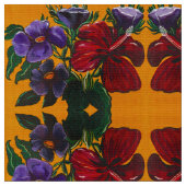 秋ユリ渦巻織物 ファブリック (クローズアップ)