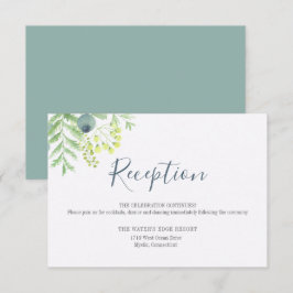 秋ユーカリプトゥスベリーフローラウェディングレセプション 招待状