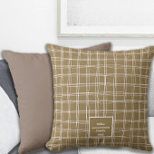 秋ラインウェイブ名前をカスタムする クッション