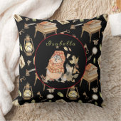 秋ラクカスタマイズン文字、カラー20"X20" クッション (ブランケット)