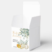 秋ラストオレンジホワイトカボチャ緑ありがとう フェイバーボックス (オープン)