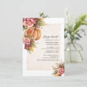 秋ラスト葉パンプキンフレンドディナー 招待状 (スタンド正面)