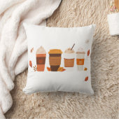 秋ラテ&パンプキンピロー クッション (ブランケット)