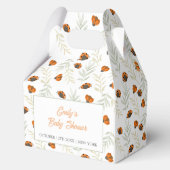 秋ラディバグ緑のベビーシャワー フェイバーボックス (裏面)