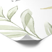 秋ラディバグ緑の赤ちゃんシャワーへようこそ ポスター (角)