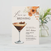 秋ラブイズブルーイングマルティーニブライダルシャワー 招待状 (スタンド正面)