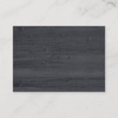 秋ラブウォーターカラーフローラウィングウェル結婚ズ エンクロージャーカード (裏面)