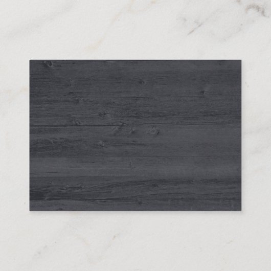 秋ラブウォーターカラーフローラウィングウェル結婚ズ エンクロージャーカード (裏面)