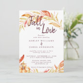 秋ラブゴールデンフォージオータムレッド結婚ズ 招待状 (スタンド正面)