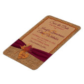 秋ラブバーラップ離れ、日付を保存（大） マグネット (左側)