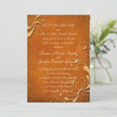 秋ラプソディ5x7招待状 招待状 (スタンド正面)