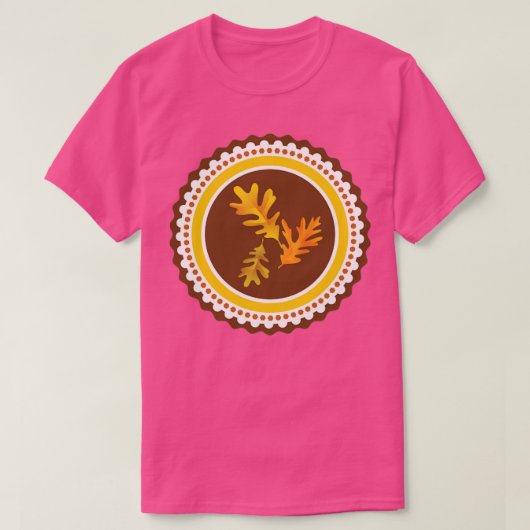 秋ラベル Tシャツ (デザイン正面)