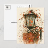 秋ランタン魔法葉書 ポストカード (正面/裏面)