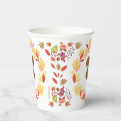 秋リスとナット 紙コップ (右)