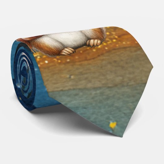 秋リス ネクタイ (ロール)