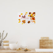 秋リテラシーポスタープリント ポスター (キッチン)