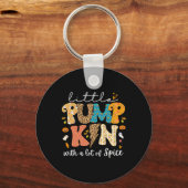 秋リトルカボチャとスパイスハロウィーントッド キーホルダー (正面)