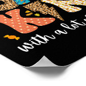 秋リトルカボチャとスパイスハロウィーントッド ポスター (角)