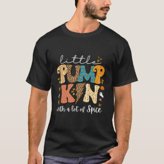 秋リトルカボチャとスパイスハロウィーントッド Tシャツ