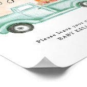 秋リトルカボチャファームトラックカードとギフト ポスター (角)