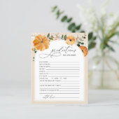 秋リトルカボチャフローラベビー予測カード (スタンド正面)