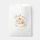 秋リトルカボチャ感謝していの誕生日 フェイバーバッグ (正面)