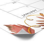 秋リトルカボチャ期日カレンダーを推測 ポスター (角)