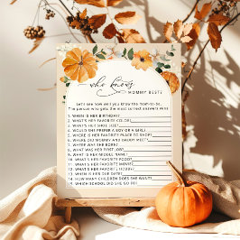 秋リトルカボチャ誰がママのゲームを知っ最高のている