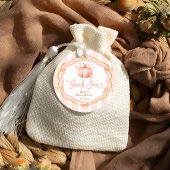 秋リトルカボチャ赤ちゃんシャワーありがとう フェイバータグ