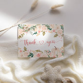 秋リトルカボチャ赤ちゃんシャワーサンキューカード エンクロージャーカード