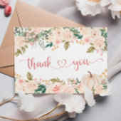 秋リトルカボチャ赤ちゃんシャワーサンキューカード エンクロージャーカード