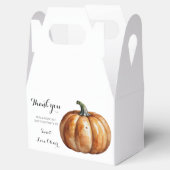 秋リトルカンプキンオトゥムンベビーシャワー フェイバーボックス (オープン)