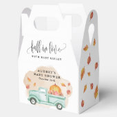 秋リトルカンプキンファームトラックベビーシャワー フェイバーボックス (オープン)