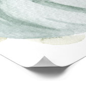 秋リトルカンプキンブルーベビーシャワーウェルカム ポスター (角)