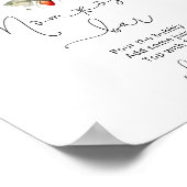 秋リトルキノコmom-osaバーポスター ポスター (角)