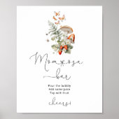 秋リトルキノコmom-osaバーポスター ポスター (正面)