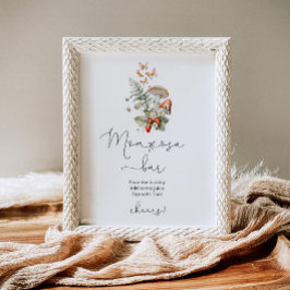 秋リトルキノコmom-osaバーポスター ポスター