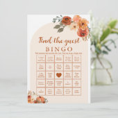 秋リトルゲストベビーシャワービンゴゲームを見つける 招待状 (スタンド正面)