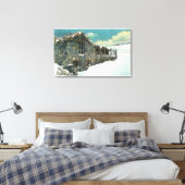 秋リバーパストレイルリッジミュージアムビル キャンバスプリント (インサイチュ (寝室))