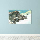 秋リバーパストレイルリッジミュージアムビル キャンバスプリント (インサイチュ (ウッドフロア))