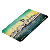 秋リバーライン、汽船「プロビデンス」 マグネット (左側)