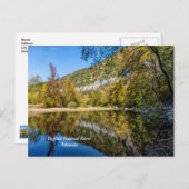 秋リフレクションスバッファローナショナルリバーポストカード ポストカード (正面/裏面)
