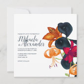 秋リリーススクエア結婚式招待状 招待状 (正面)