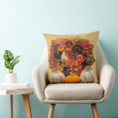 秋リースかぼちゃデコ クッション (椅子)