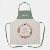 秋リースエプロン エプロン (正面)