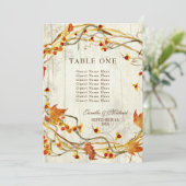 秋リースビター素朴結婚スウィート数 招待状 (スタンド正面)