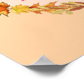 秋リース引用文ポスター ポスター (角)