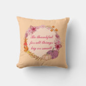 秋リース引用文装飾用クッション クッション (正面)