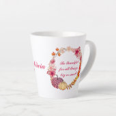 秋リース引用文 カフェラテマグ (右アングル)