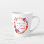 秋リース引用文 カフェラテマグ (右)